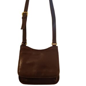 Fossil Brown Leather Shoulder Bag